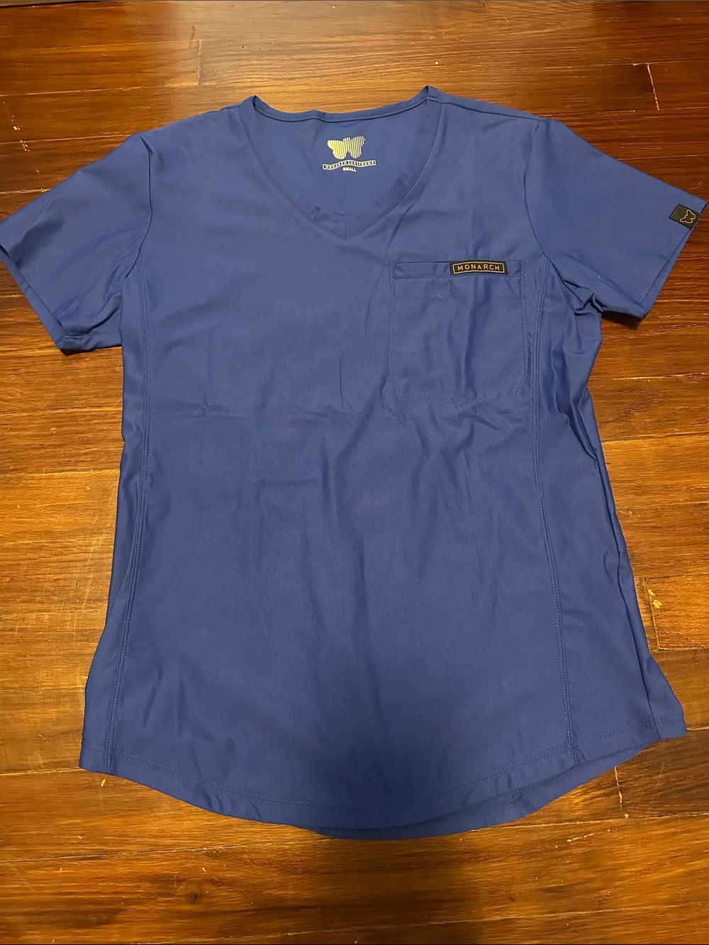 Women’s Navy V-Neck Scrub Top
